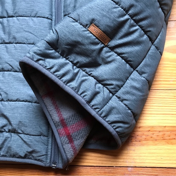 Voyager Grey Red Fleece Lined Puffer Jacket, NWT, XXL - Picture 13 of 13